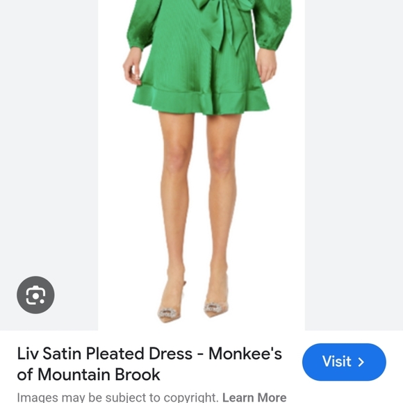 Milly "Liv" Emerald Green dress - Picture 2 of 6